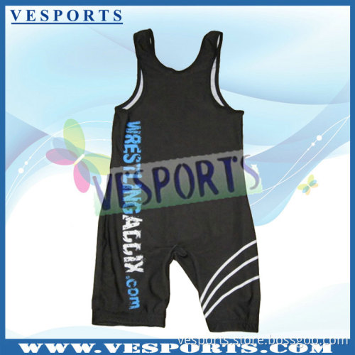 100% Polyester Sublimation Wrestling Singlet